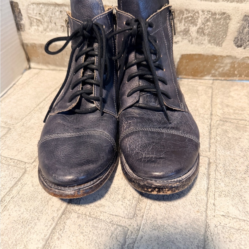 Bed Stu Bonnie Leather Cobbler Combat Boots Women's 7 - Picture 4 of 12